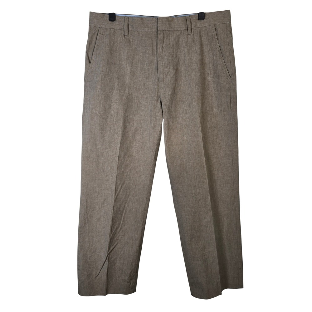 Banana Republic Modern Fit Men's Tan Cotton Dress Pants Size 33x30